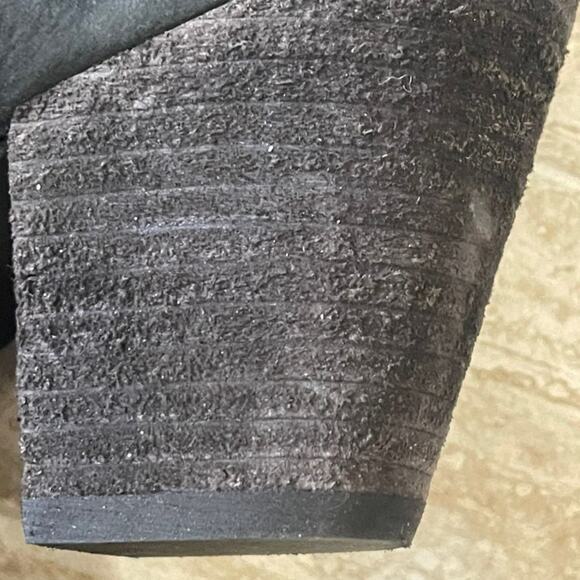 Frye black nubuck leather western style booties  sz 9 NEW - Picture 8 of 12